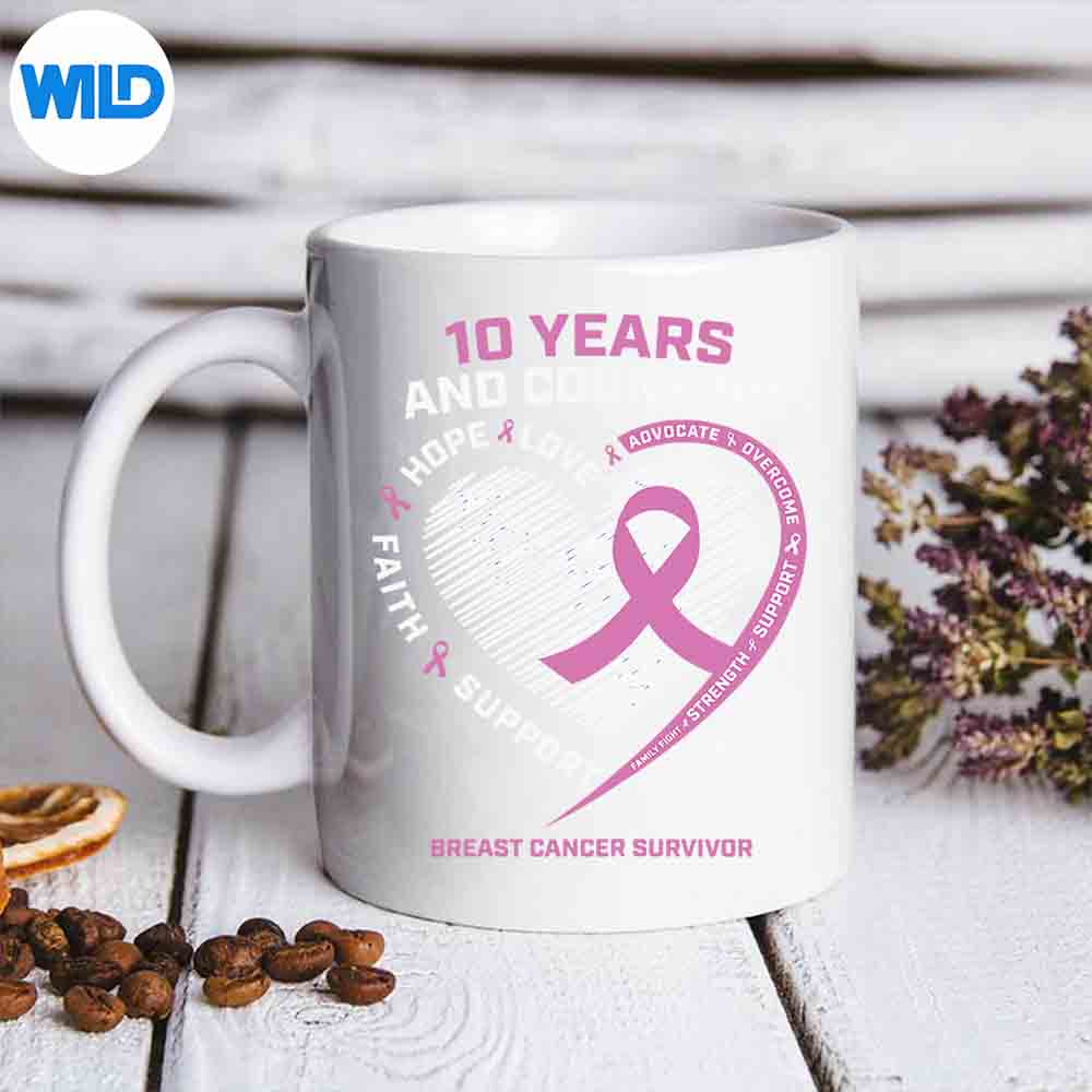 Year Breast Cancer Survivor For Cancer Free PNG SVG for Cricut