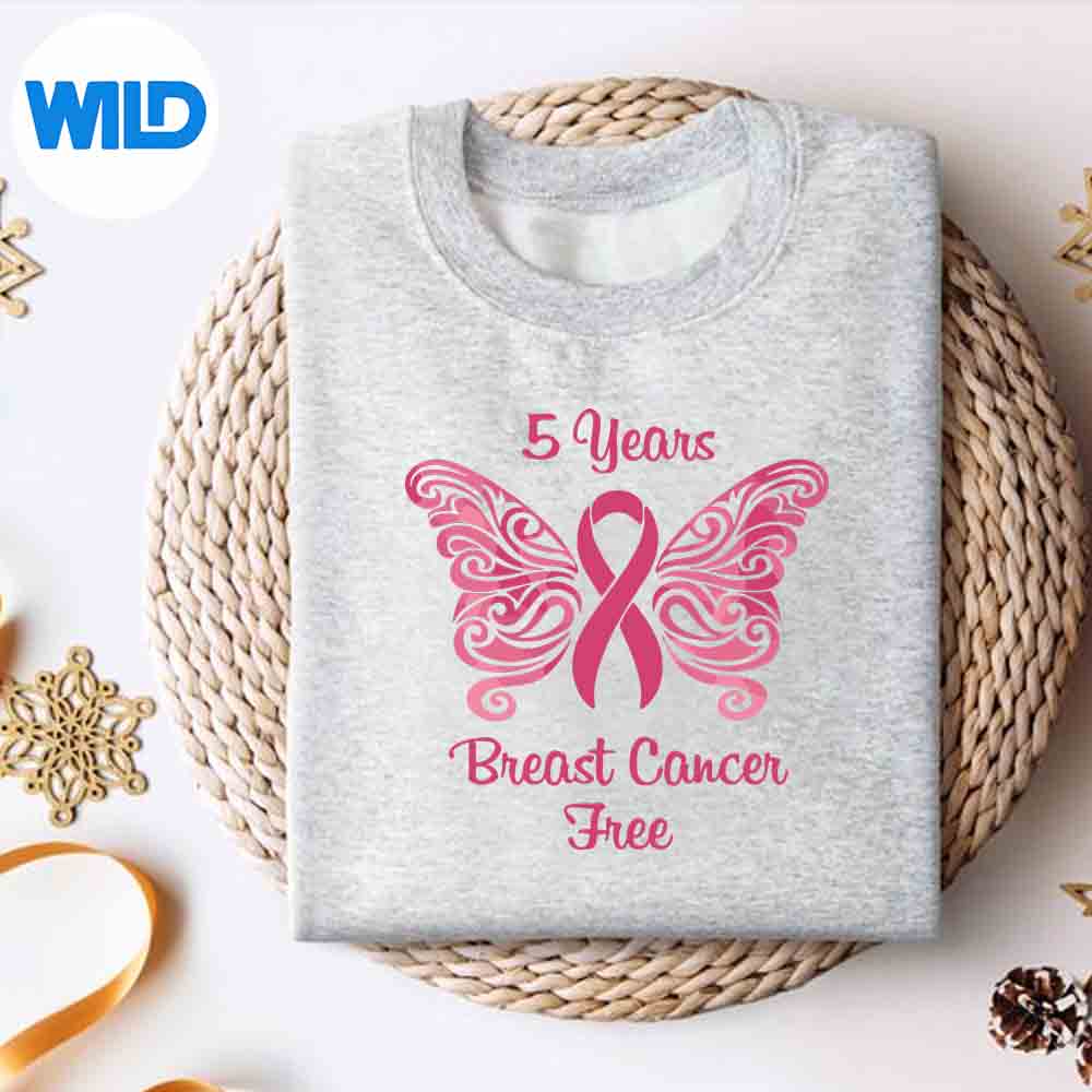 Years Breast Cancer Free Survivor Wonderful Great Silhouette SVG PNG Cut File 2 Years Breast Cancer Free Survivor Wonderful Great Silhouette SVG PNG Cut File - Image 2