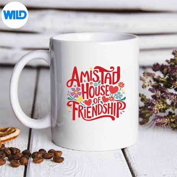 Amistad House Of Friendship Rca Friendly School Spirit SVG PNG Digital Design