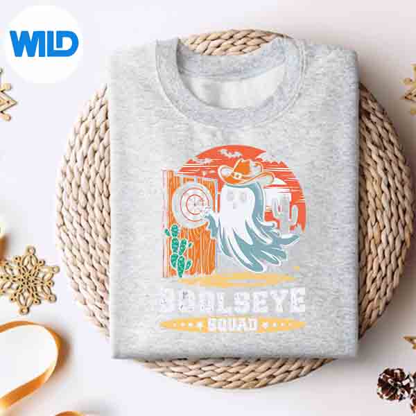 Boot Scootin Spooky Vintage Digital Design 4 BootScootinSpookyVintagesweater