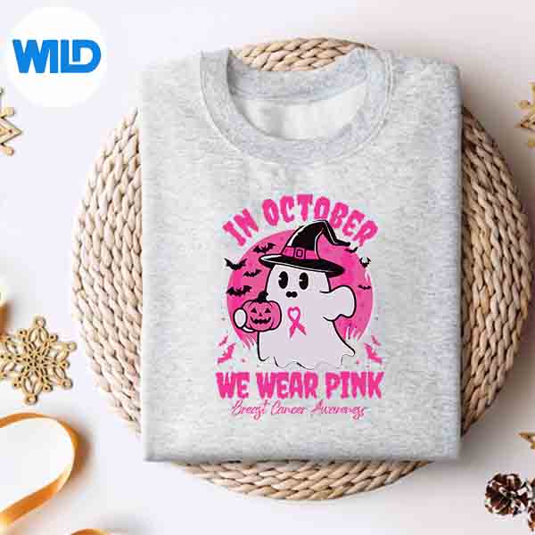 Breast Cancer Halloween In October We Wear Pink Love SVG PNG Download 4 BreastCancerHalloweenInOctoberWeWearPinkLovesweater