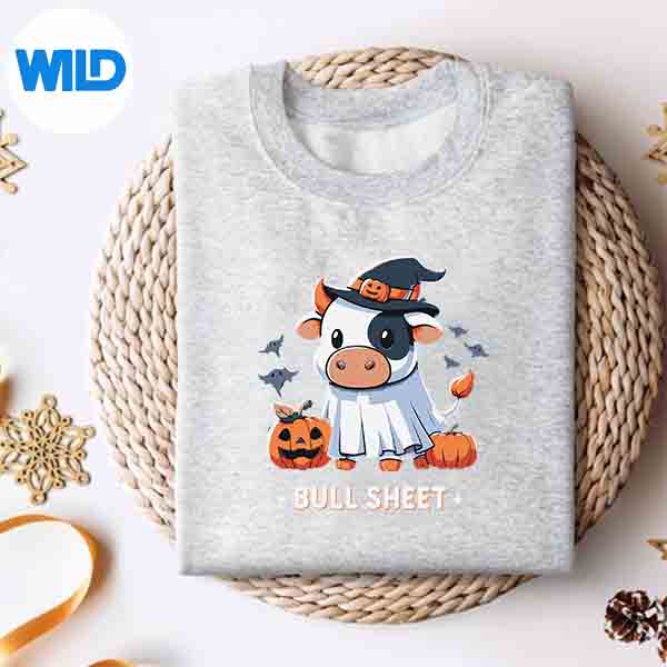Bull Sheet Cow Pumpkins Halloween Cow Lovers PNG SVG for Cricut 4 BullSheetCowPumpkinsHalloweenCowLoverssweater