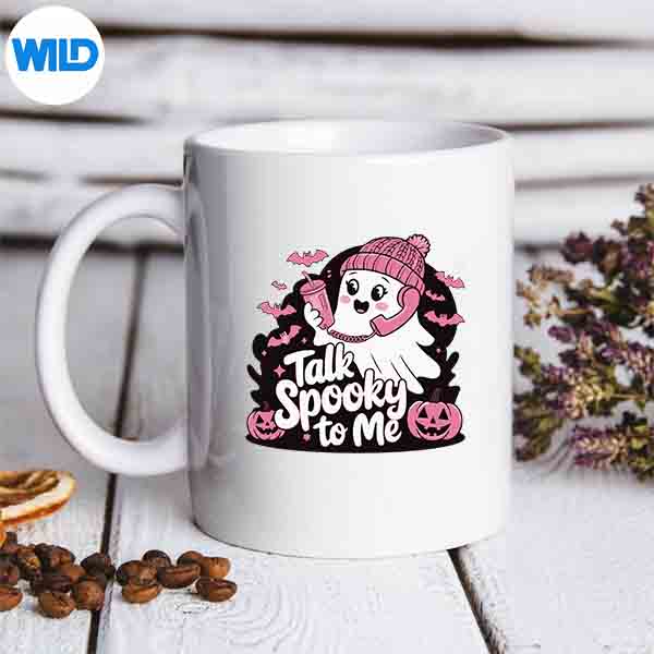 Cute Halloween Ghost Talk Spooky To Me Funny Digital Download 6 CuteHalloweenGhostTalkSpookyToMeFunnymug