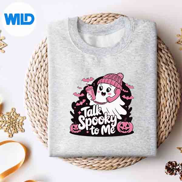 Cute Halloween Ghost Talk Spooky To Me Funny Digital Download 4 CuteHalloweenGhostTalkSpookyToMeFunnysweater