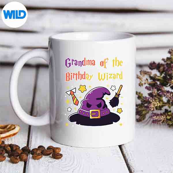 GrandmaOfWizard9thMagicThemePartymug