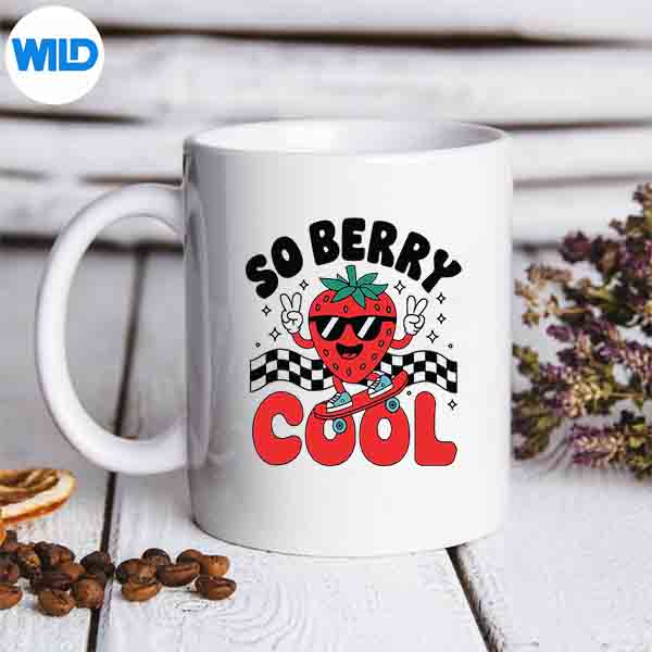 GroovySoBerryCoolFruitLoverStrawberrySeasonmug
