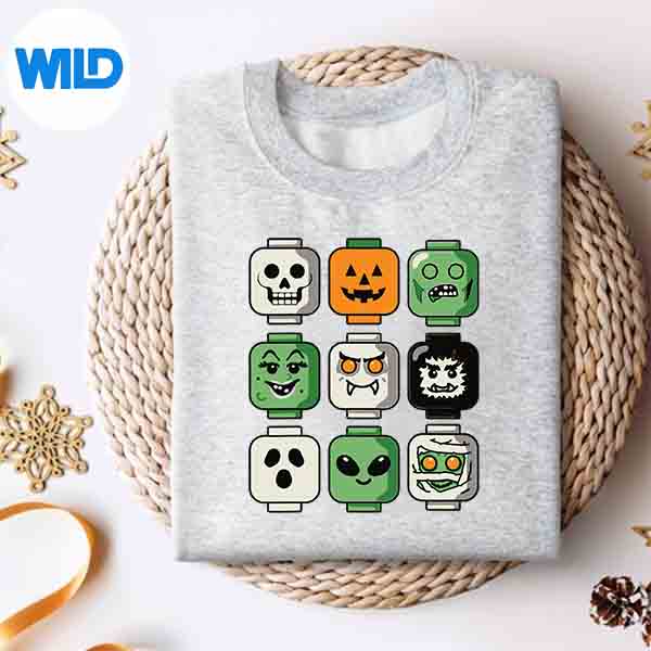 Halloween Building Brick Head Pumpkin Ghost Zombie Design for Cricut 4 HalloweenBuildingBrickHeadPumpkinGhostZombiesweater