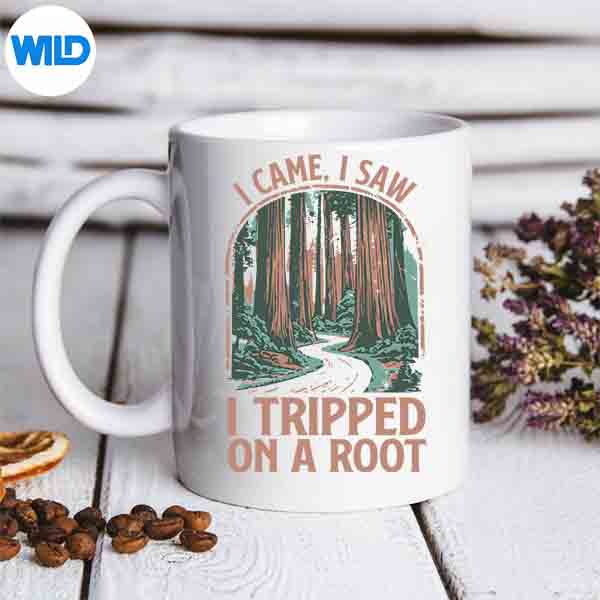 I Came I Saw I Tripped On A Root Hiking Adventure Hiker Vector Design 7 ICameISawITrippedOnARootHikingAdventureHikermug 1