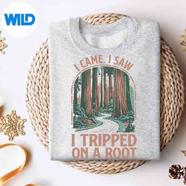 I Came I Saw I Tripped On A Root Hiking Adventure Hiker Vector Design 4 ICameISawITrippedOnARootHikingAdventureHikersweater 1