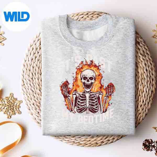 Its Past My Bedtime Skeleton Meme Flames Ironic Tired SVG PNG Digital Design 4 ItsPastMyBedtimeSkeletonMemeFlamesIronicTiredsweater