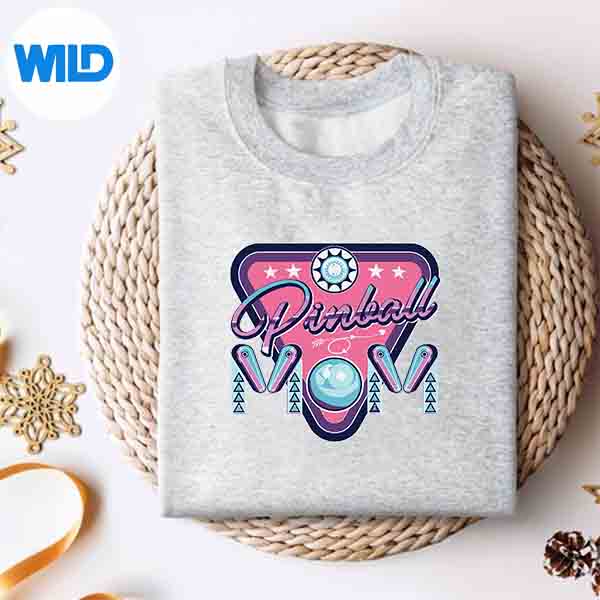 Pinball Mom Retro Game Flipping Machine PNG SVG for Cricut 4 PinballMomRetroGameFlippingMachinesweater