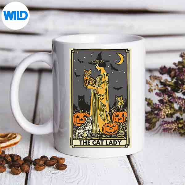 TheCatLadyTarotCardVintageGothicCatCatMommug