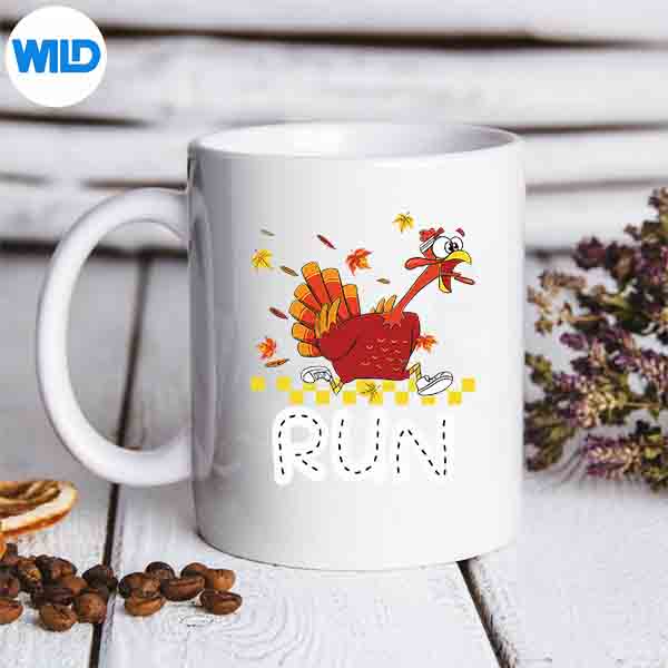 TurkeyRunCostumeThanksgivingRunningTurkeyTrotmug