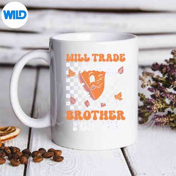 WillTradeBrotherForPieThanksgivingFallFamilymug