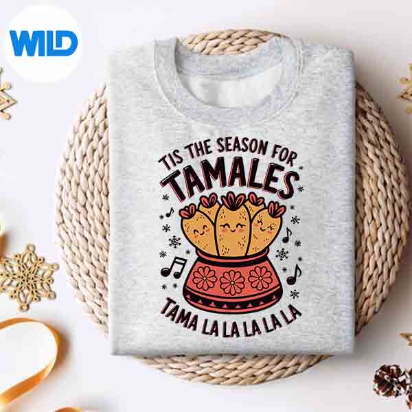 Christmas Mexican Tamale Food Tis The Season For Tamales SVG PNG Digital Download 4