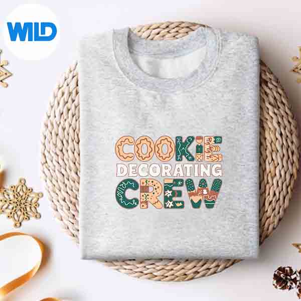 Festive Cookie Decorating Crew Christmas Lovers Club SVG Cut File 4 FestiveCookieDecoratingCrewChristmasLoversClubsweater