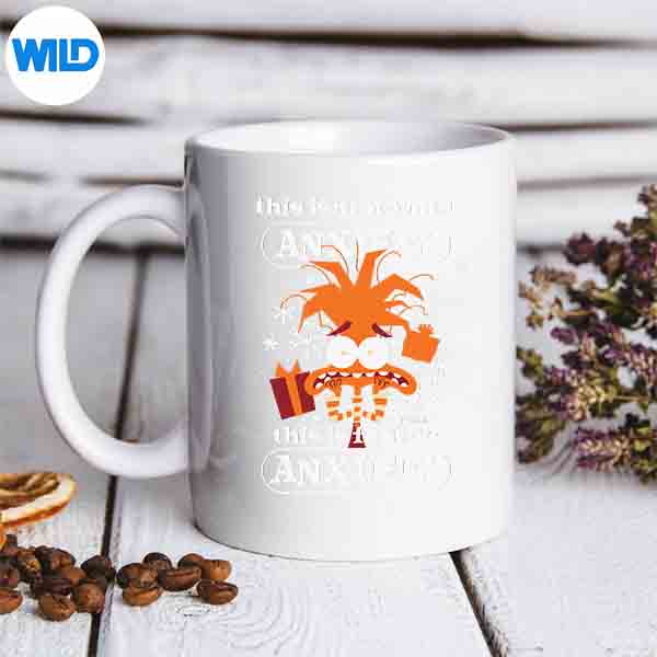 Inside Out 2 Anxiety Festive Christmas SVG PNG Download 6