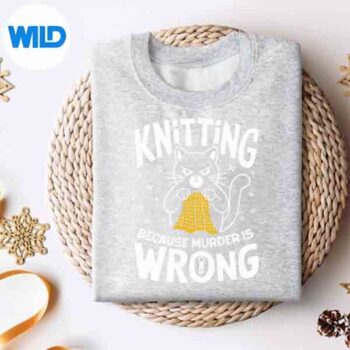 KnittingBecauseMurderIsWrongKnittingCatsweater