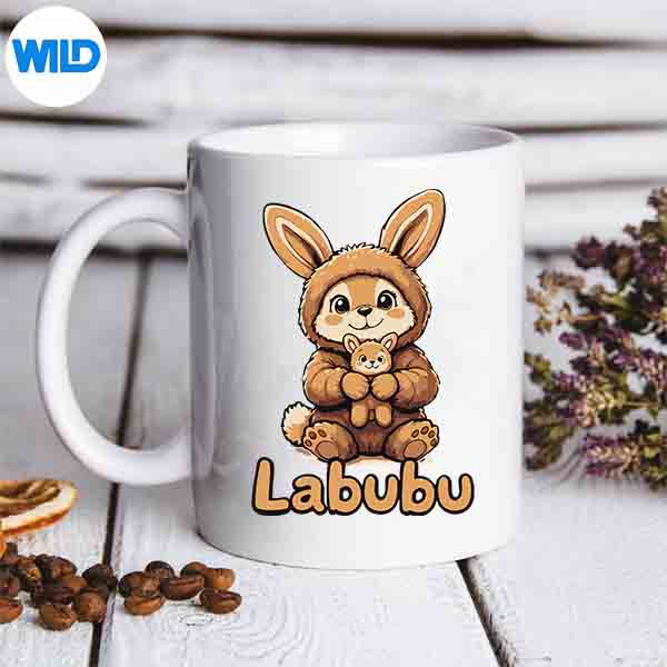 LabubuAdorableBunnyCompanionLabubumug