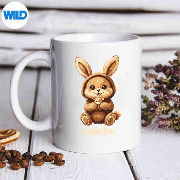 LabubuCuteMonstersBrownLabubumug