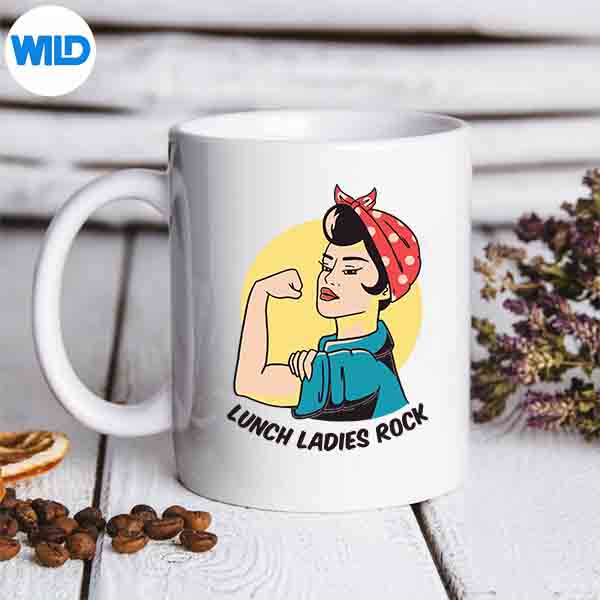 LunchLadiesRockSchoolCafeteriaWorkerLunchLadymug