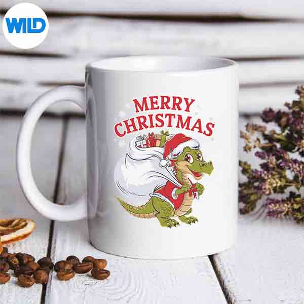 MerryChristmasDragonVintagemug