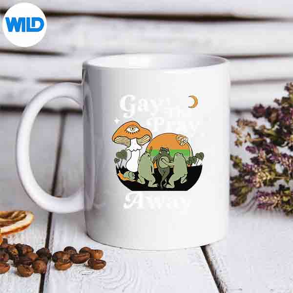 GayThePrayAwayGayFrogLgbtqPridemug
