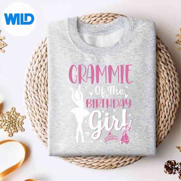 Grammie Of The Girl Ballet Dancer Grandma Party Silhouette SVG PNG Cut File 4 GrammieOfTheGirlBalletDancerGrandmaPartysweater