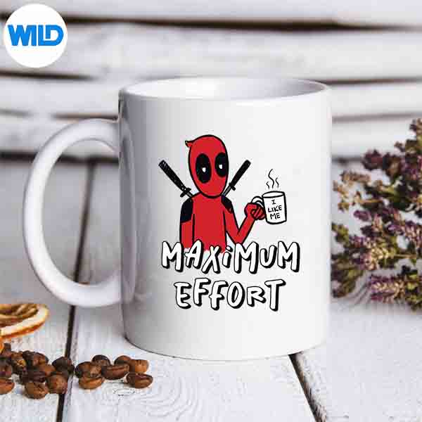 Marvel Studios Deadpool Wolverine Maximum Effort Coffee Digital Design 6