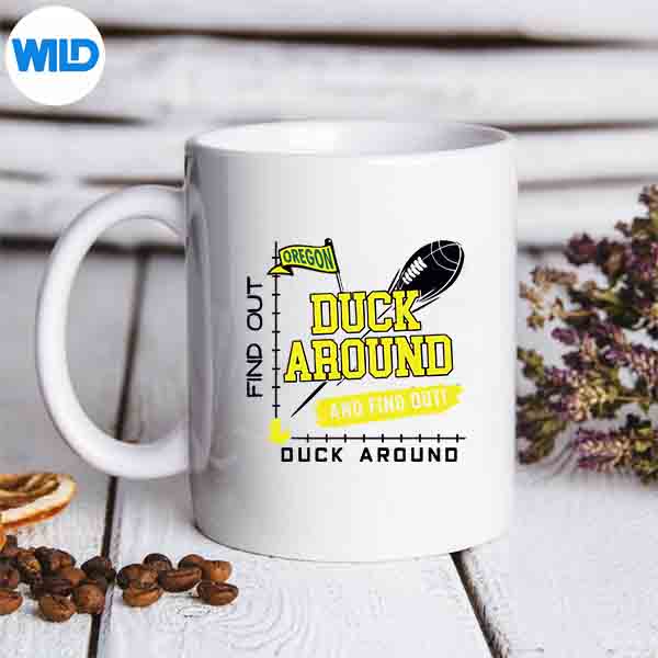 OregonDuckAroundAndFindOutmug