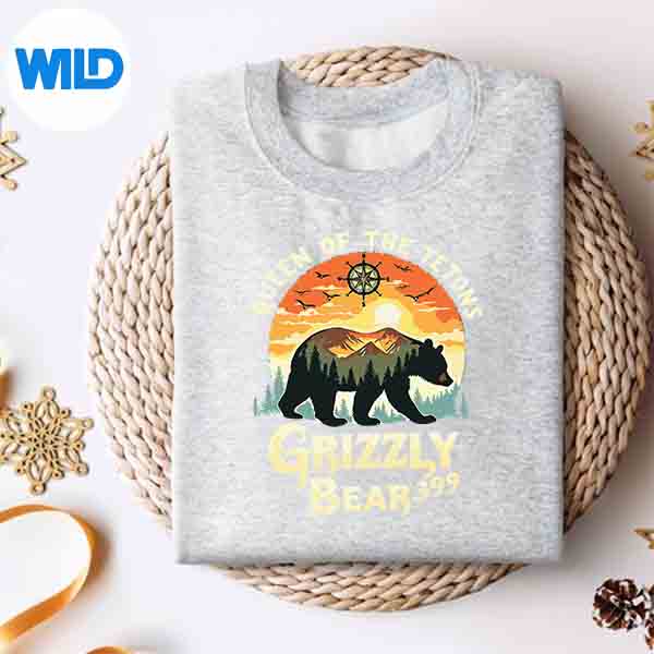 Queen Of The Tetons Memory The Bear 399 Grizzly PNG SVG for Cricut 4 QueenOfTheTetonsMemoryTheBear399Grizzlysweater