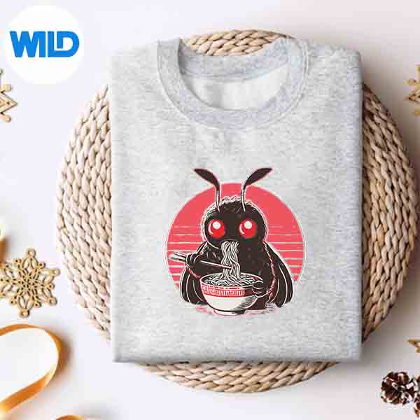 Retro Mothman Ramen Kawaii Japanese Noodles Digital Download 4 RetroMothmanRamenKawaiiJapaneseNoodlessweater