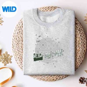 Star Wars Christmas Death Star Sleigh Ride Digital Download 4 StarWarsChristmasDeathStarSleighRidesweater