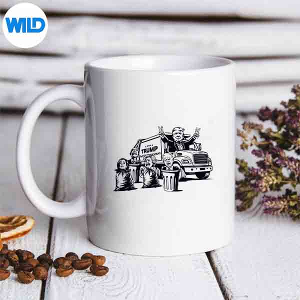 Vintage Trump Garbage Truck Waste Management 47th President Digital Design 7 VintageTrumpGarbageTruckWasteManagement47thPresidentmug