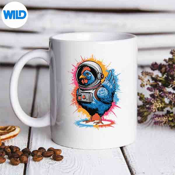 Chicken Astronaut Space Chicken Chicken Lover SVG Cut File 7 ChickenAstronautSpaceChickenChickenLovermug