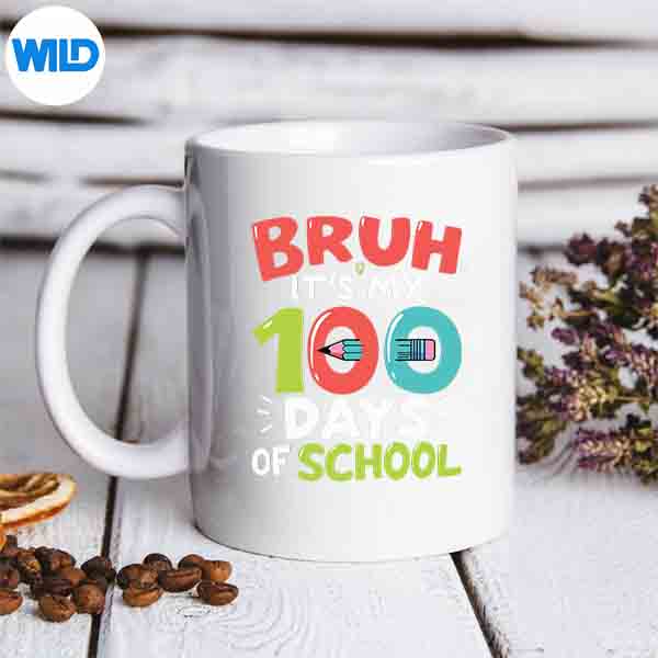 Happy100thDayOfSchool100DaysOfSchoolTeachermug
