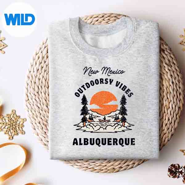 Outdoorsy Vibes Albuquerque New Mexico PNG SVG for Cricut 4