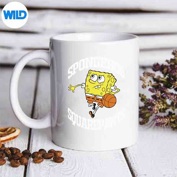 Spongebob Squarepants Playing Basketball White SVG PNG 7 SpongebobSquarepantsPlayingBasketballWhitemug