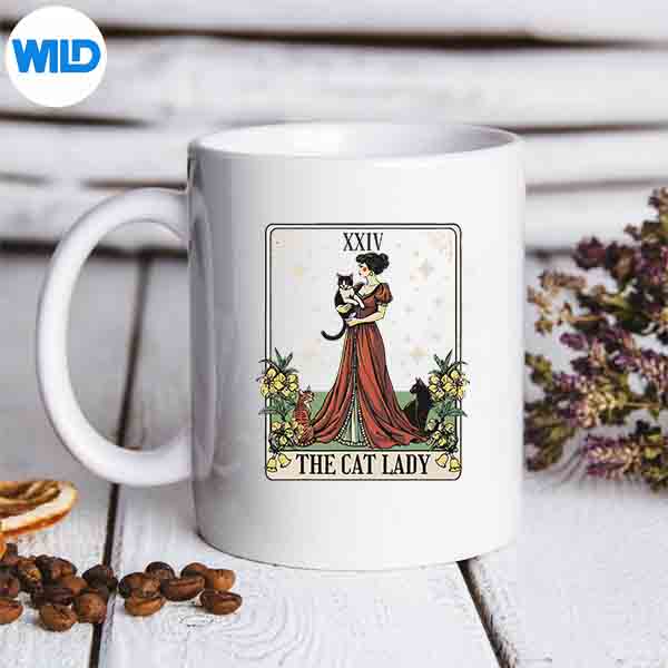 The Cat Lady Tarot Card Vintage Gothic Cat Cat Mom SVG Cut File 1 The Cat Lady Tarot Card Vintage Gothic Cat Cat Mom SVG Cut File