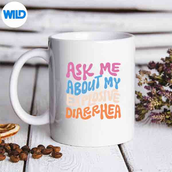 Ask Me About My Explosive Diarrhea Poop Humor SVG Cut File 7