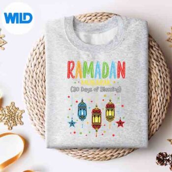 Happy Ramadan Mubarak For Youth Ramadan Month Design for Cricut 4 HappyRamadanMubarakForYouthRamadanMonthsweater