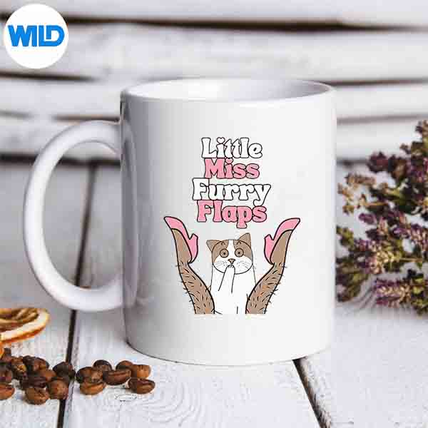 Little Miss Furry Flaps Inappropriate Adult Joke SVG Cut File