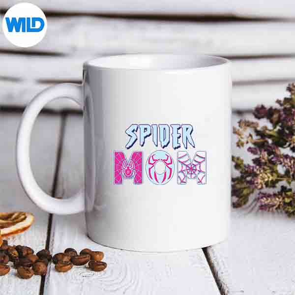 Spider Mom Mothers Day Matching Family Silhouette SVG PNG 7 SpiderMomMothersDayMatchingFamilymug
