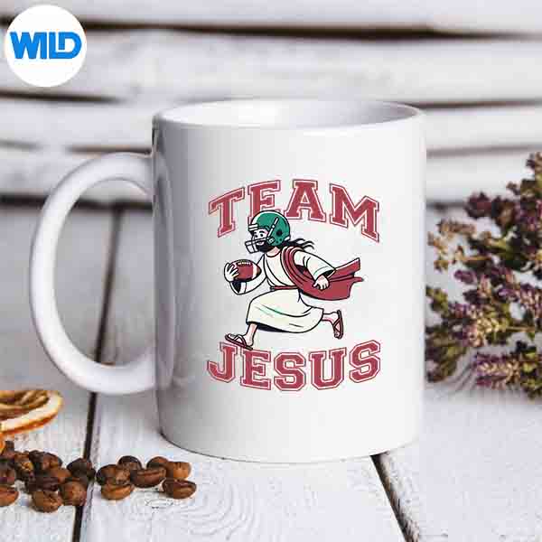 TeamJesusFootballLoverChristianFaithBibleMerchmug