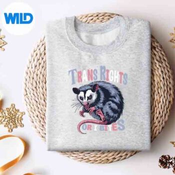 TransRightsOrIBitesScreamingPossumsweater