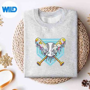 Baseball Drip For Ice Cream Drip Youth Baseball Silhouette SVG PNG 4 BaseballDripForIceCreamDripYouthBaseballsweater