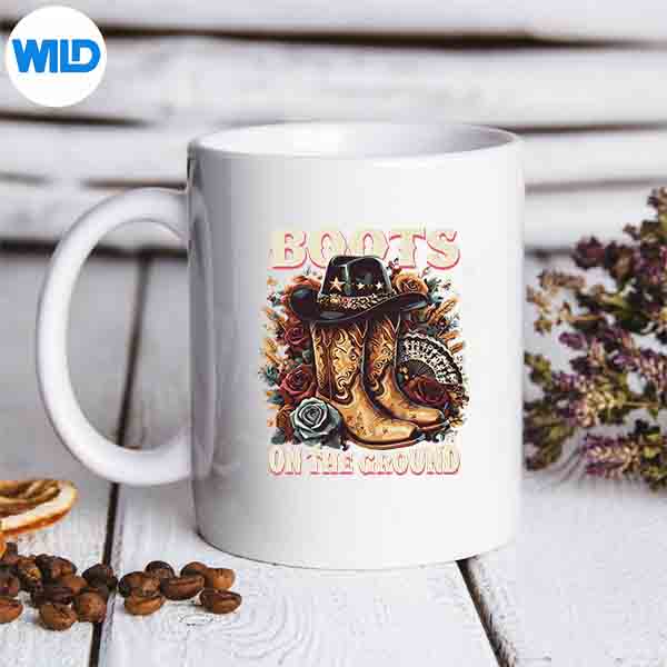BootsOnTheGroundCowgirlLinedanceBootCowWesternmug 1