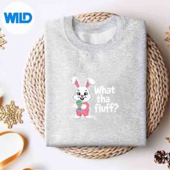 Easter Bunny What Tha Fluff SVG Cut File 4 EasterBunnyWhatThaFluffsweater
