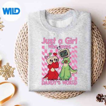 Dandys World Vee And Shelly Girl Who Loves Dandys World Digital Design 4 DandysWorldVeeAndShellyGirlWhoLovesDandysWorldsweater