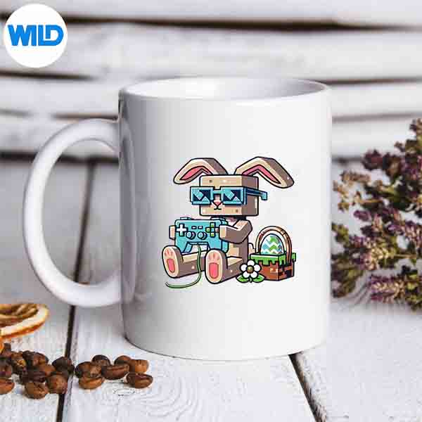 Happy Easter Day Bunny Egg Video Game Gamer SVG Cut File 6 HappyEasterDayBunnyEggVideoGameGamermug